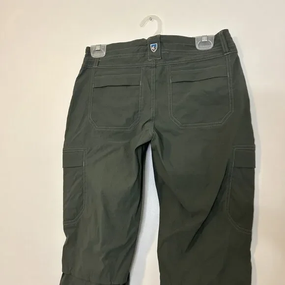 Kuhl FreeFlex Roll Up Pants in Green Retired Style P010720 - 6 Regular - Picture 6 of 14